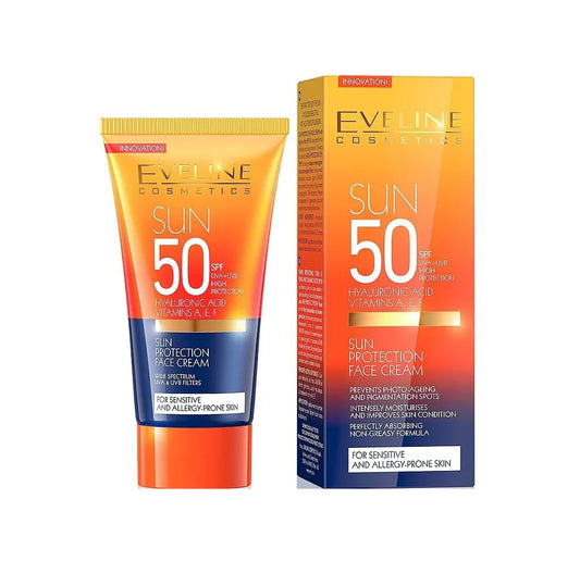 Eveline Cosmetics SPF 50 Face Cream – High Protection Sunblock for Daily Use