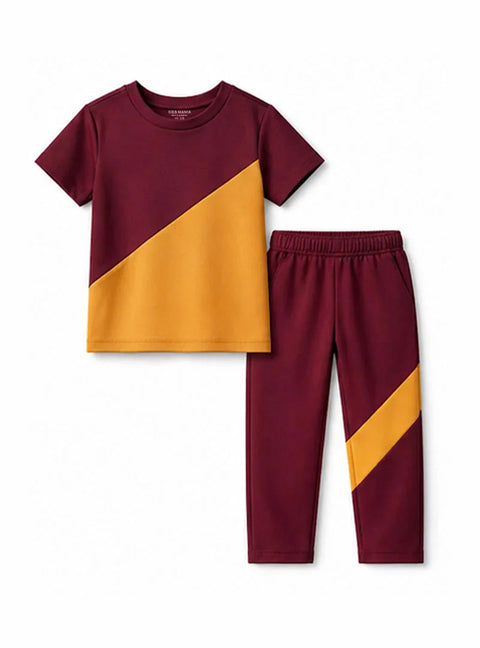 Sale Boys Contrast Panel Tracksuit