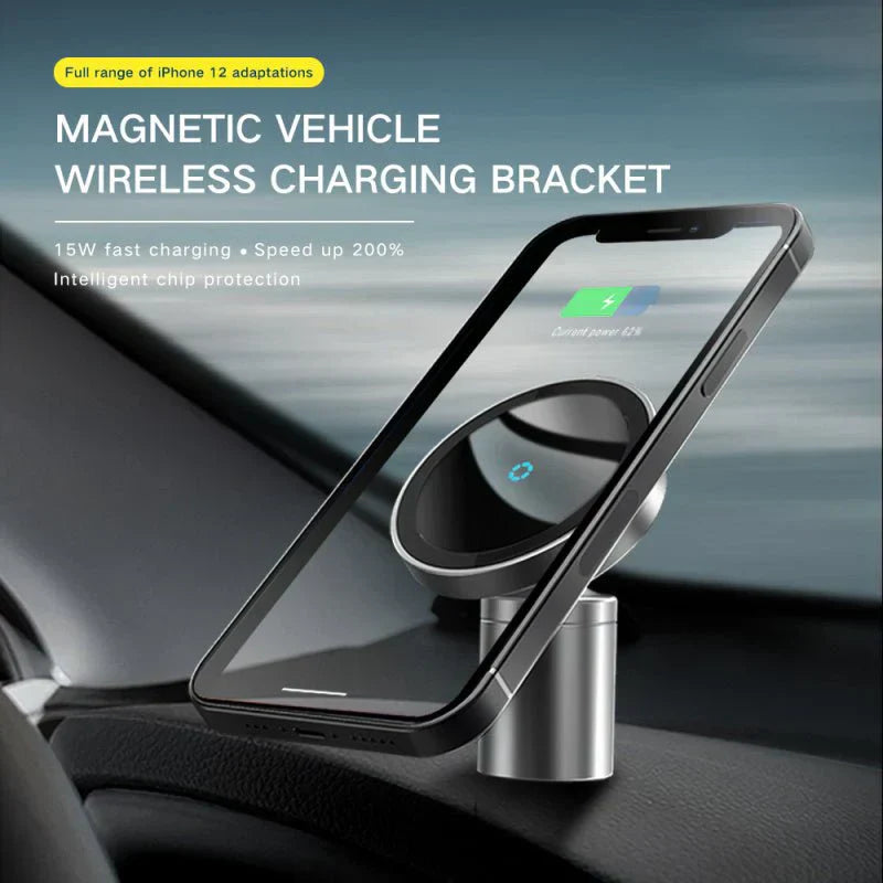 15W magnetic wireless car charger