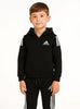Boys Winter Tracksuit Black with Iconic Adidas Style