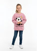Dream Chaser Panda Fleece Sweatshirt For Girls