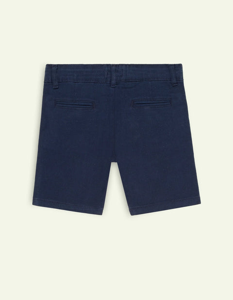 Boys Cotton Twill Chino Shorts (Casual Collection) - Navy