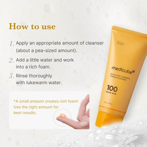Medicube - Kojic Acid Turmeric Toning Cleanser