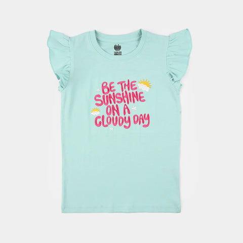 Blue Casual T-Shirt – Be The Sunshine